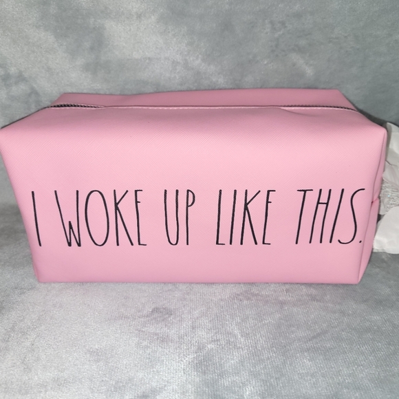 Rae Dunn Handbags - Rae Dunn "I Woke Up Like This" cosmetic pouch. Nwt.